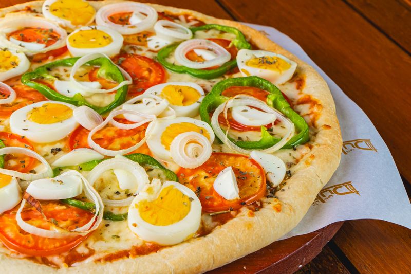 Classic calzone at Dewey's pizza
